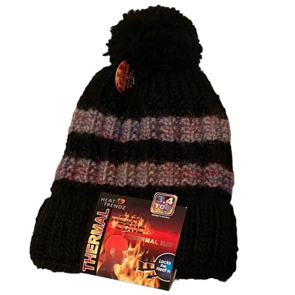 Men's thermal winter hat with Pom-Pom NWT
